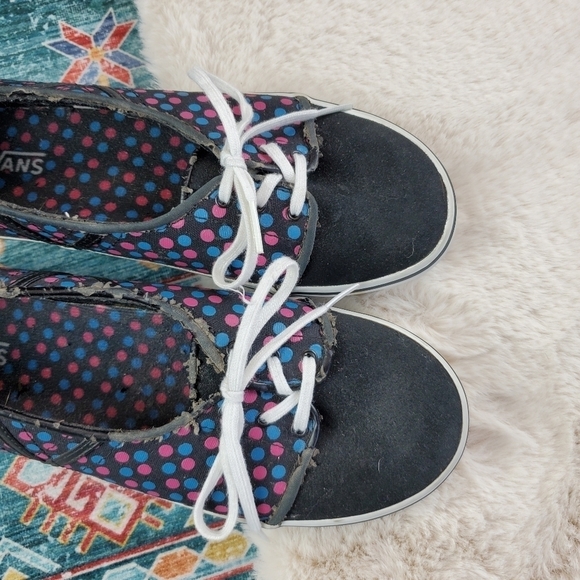 VANS Jada Black Polka Dot Sneakers WOMEN'S US 7 - Picture 3 of 6